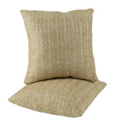 Woven Straw-Look Throw Pillows