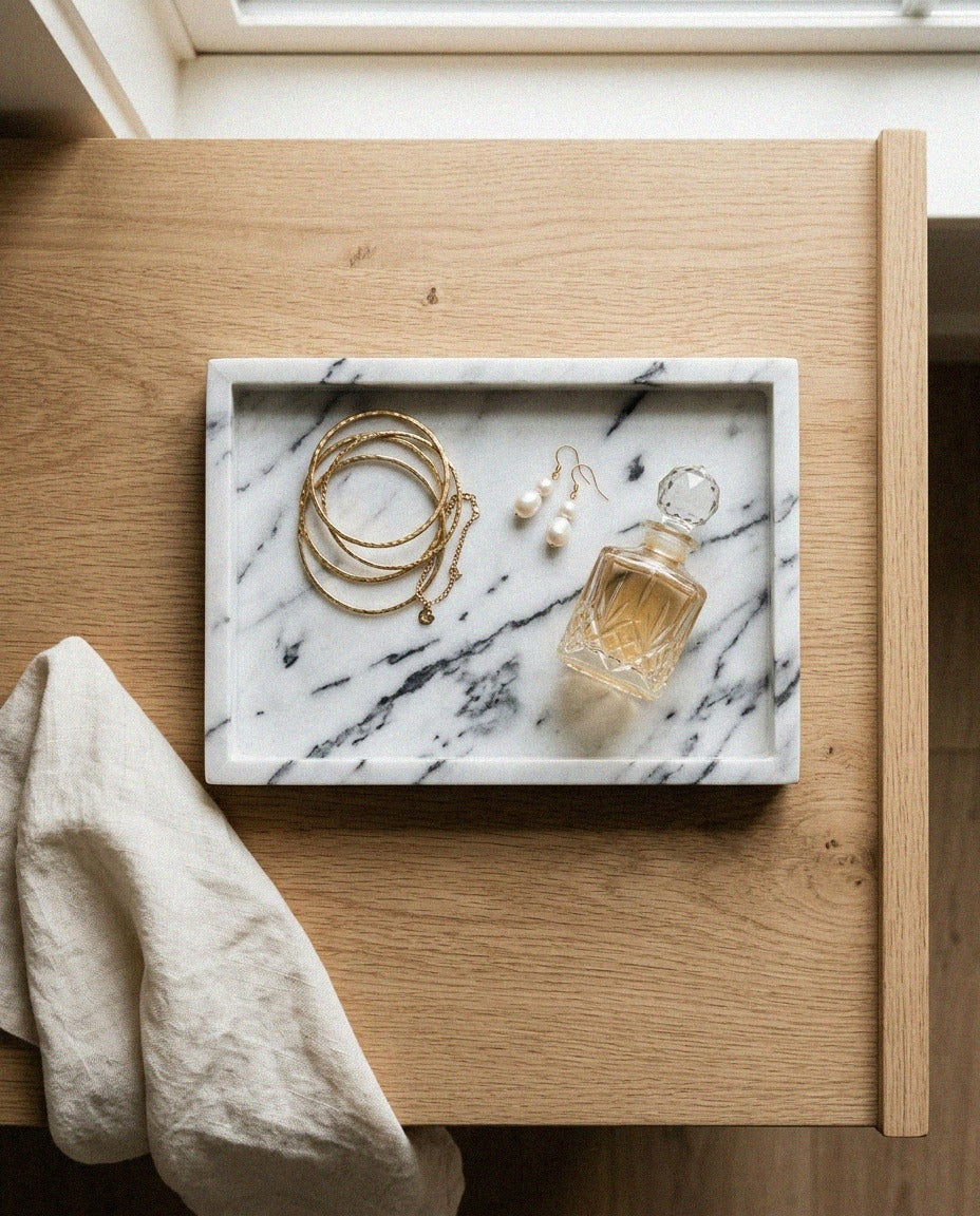 Marble Vanity Tray