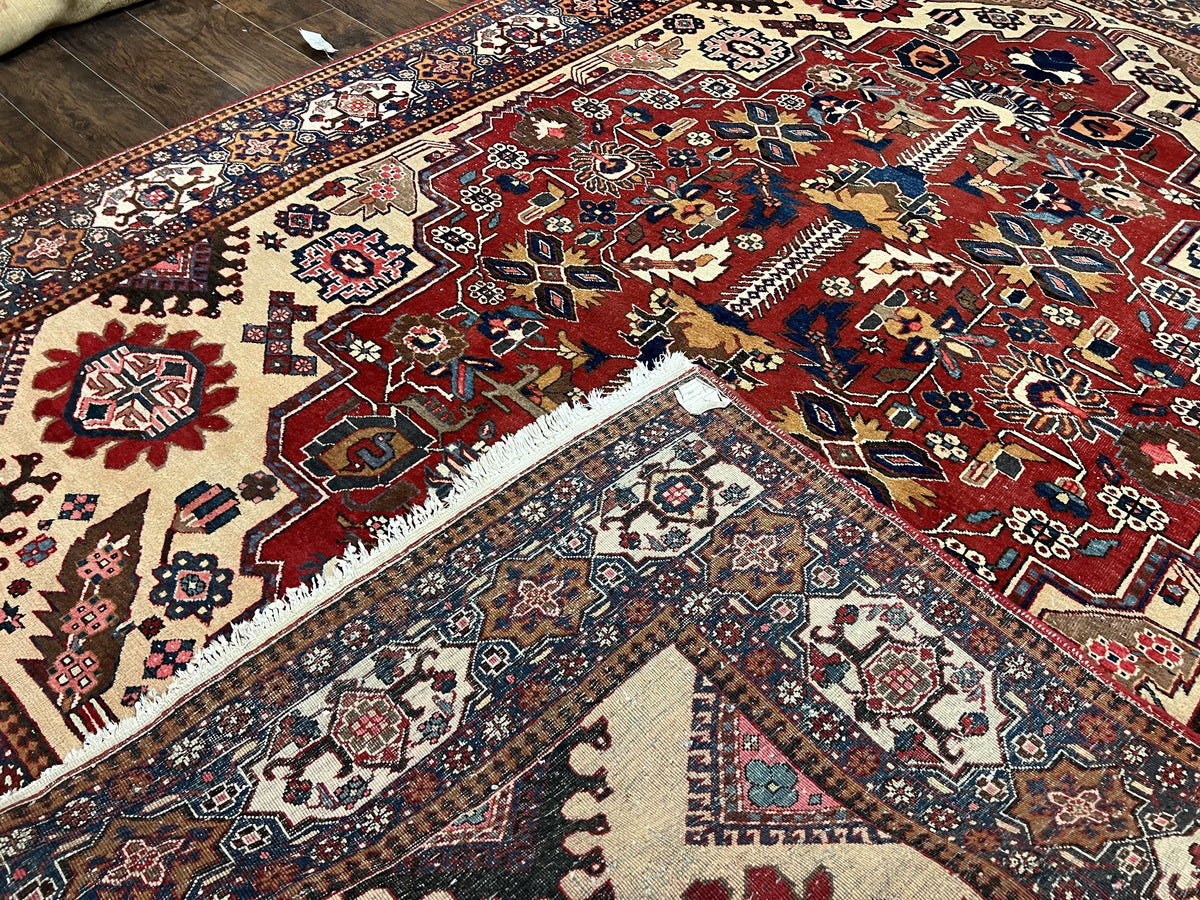 Antique Persian Heriz Rug