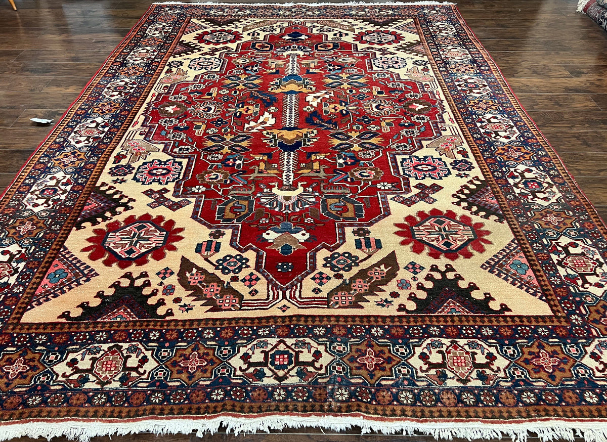 Antique Persian Heriz Rug
