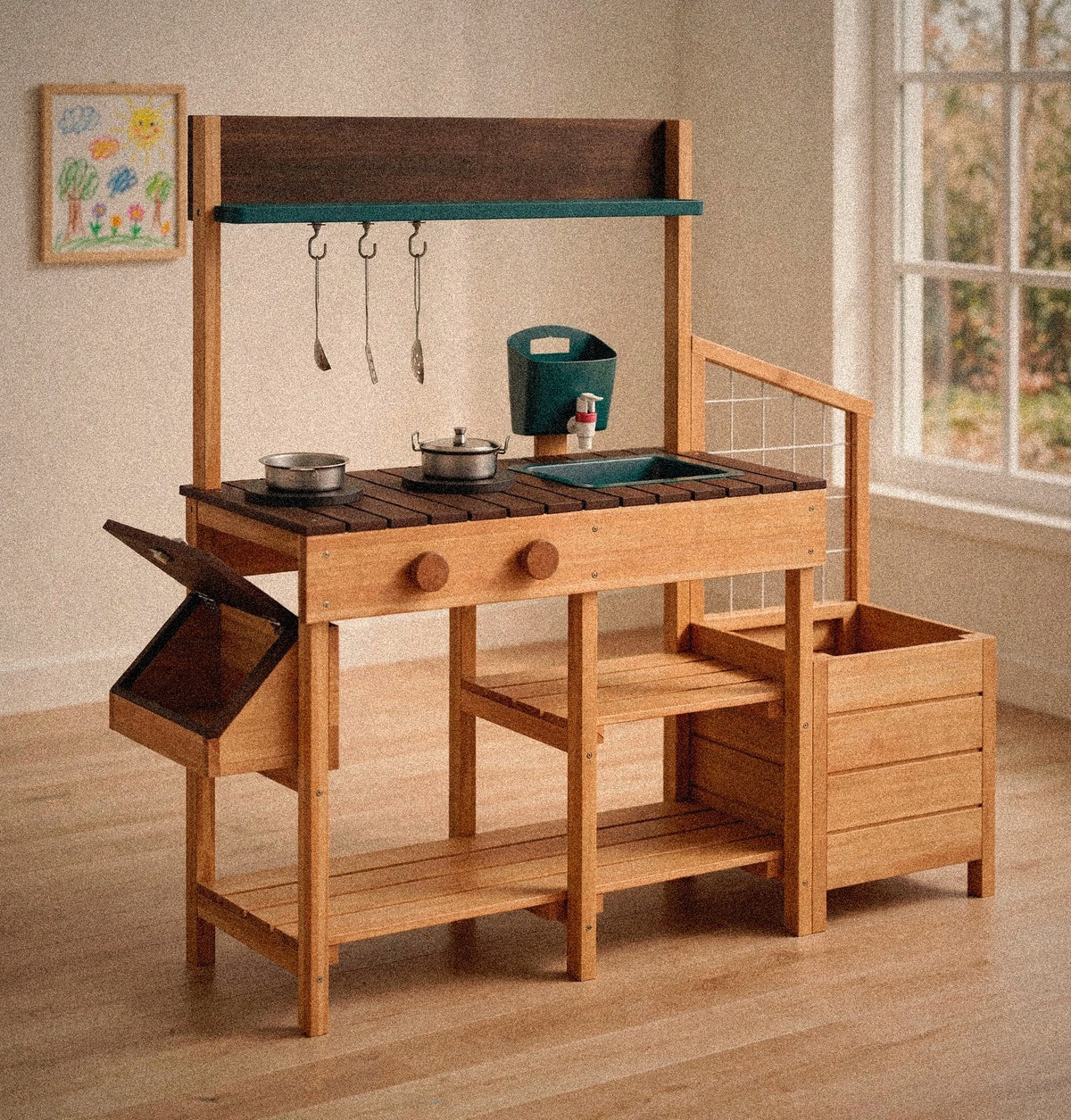 Wooden Mud Kitchen