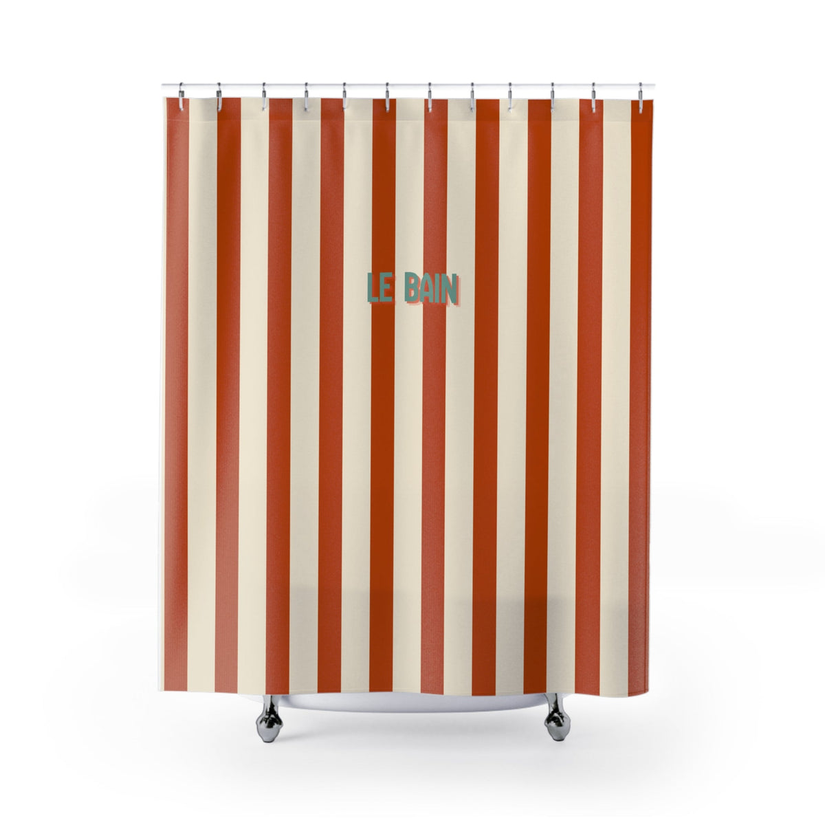 Le Bain Striped Shower Curtain