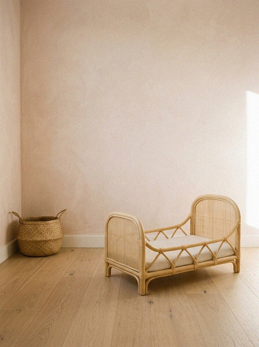 Rattan Doll Bed (Toy)