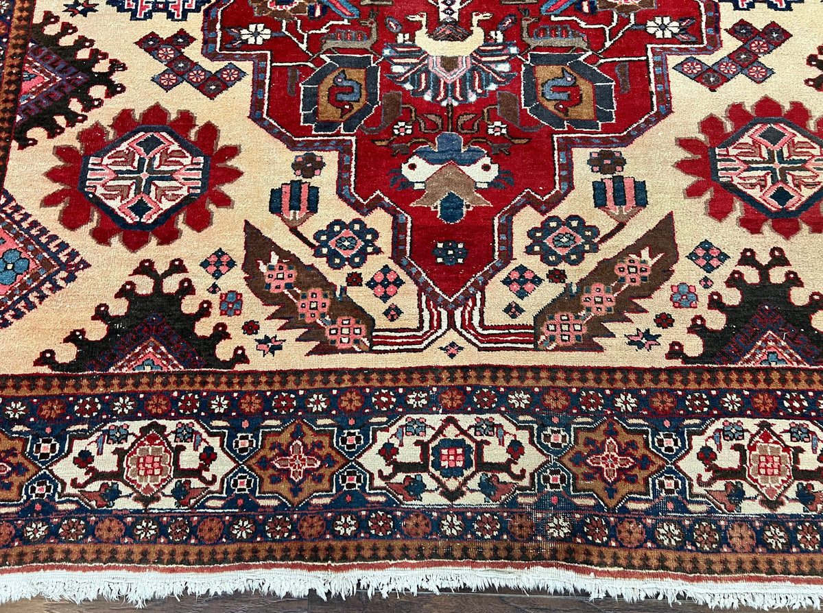 Antique Persian Heriz Rug