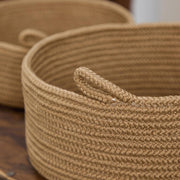 Natural Jute Storage Baskets, Set of 2