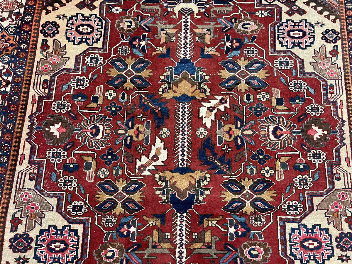 Antique Persian Heriz Rug