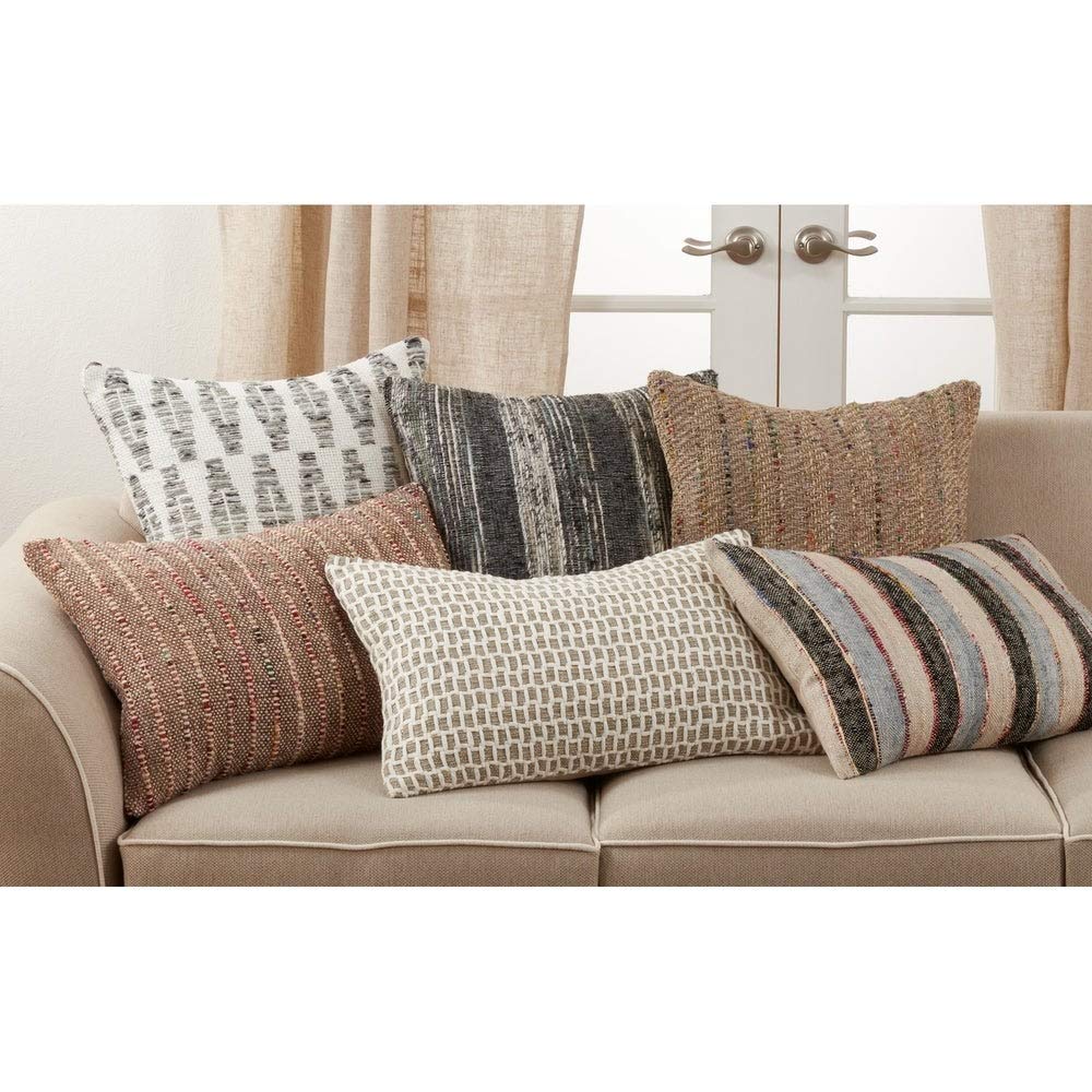 Natural Net Cotton Throw Pillow