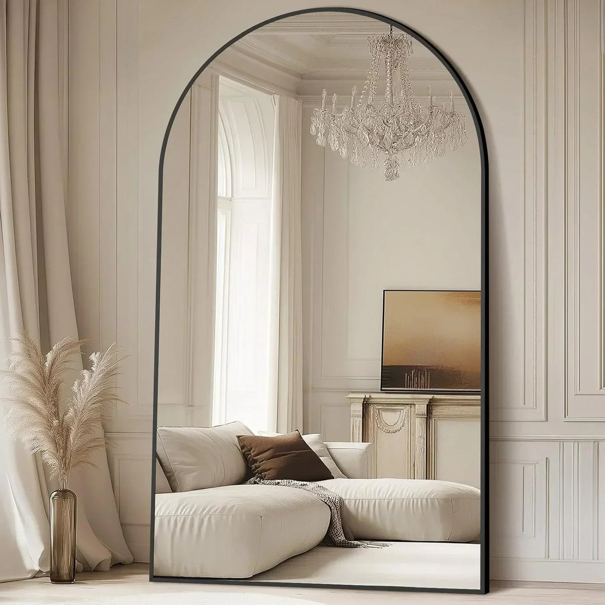 Arched Oversized Floor Mirror
