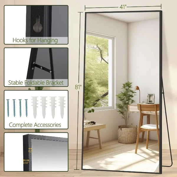 Rectangular Oversized Floor Mirror
