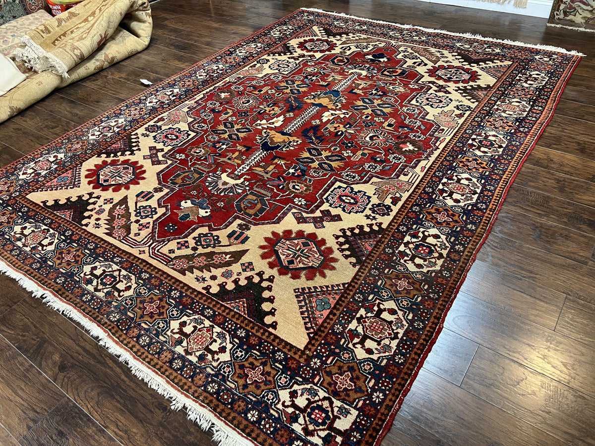 Antique Persian Heriz Rug