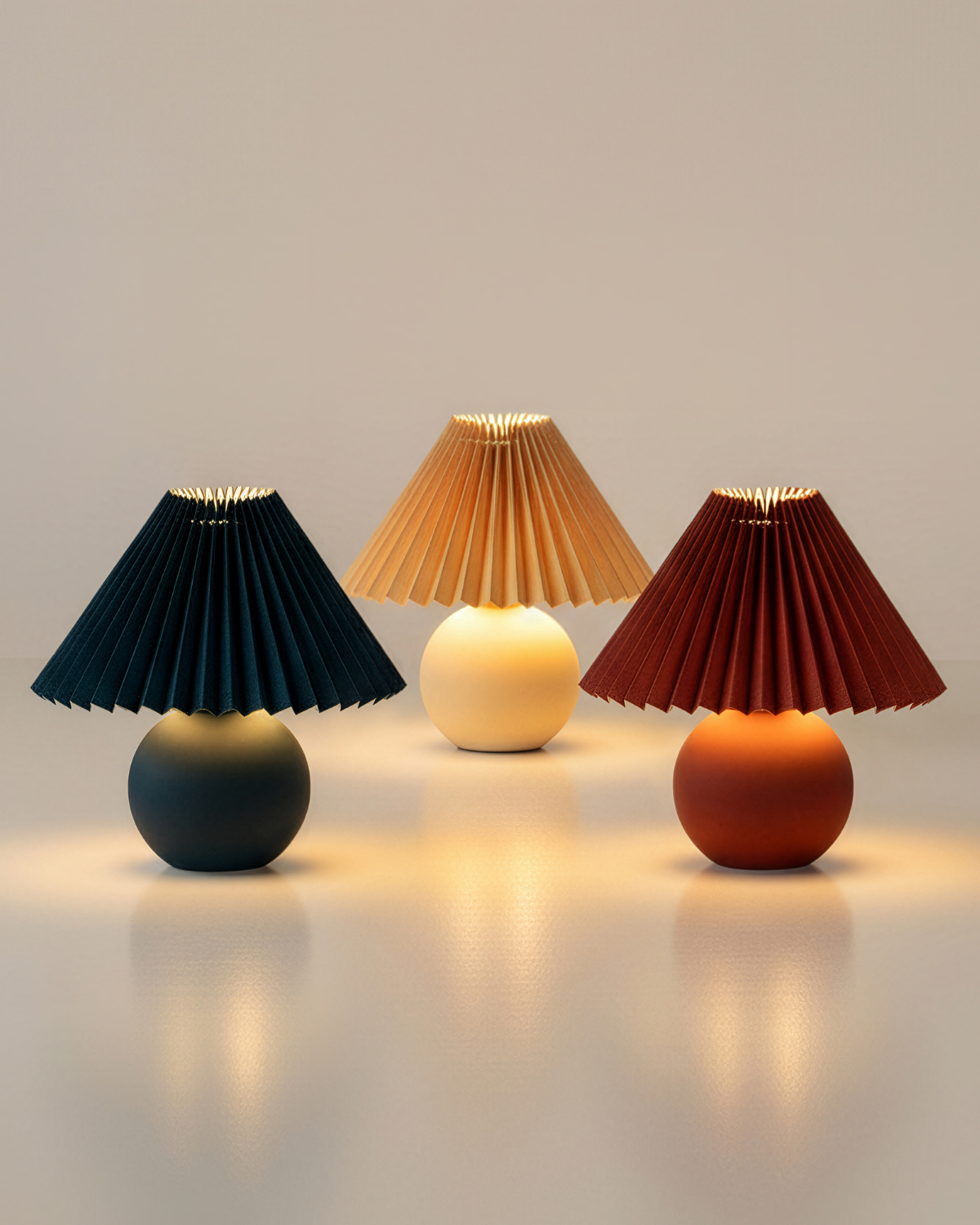 Serena Ceramic Globe Lamp