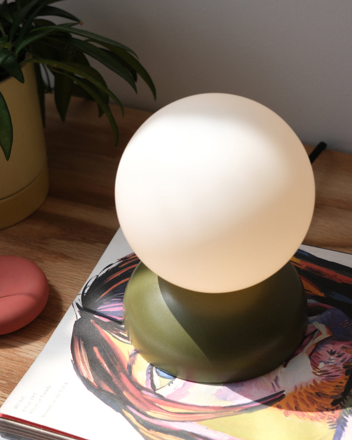 Monroe Terracotta Globe Lamp