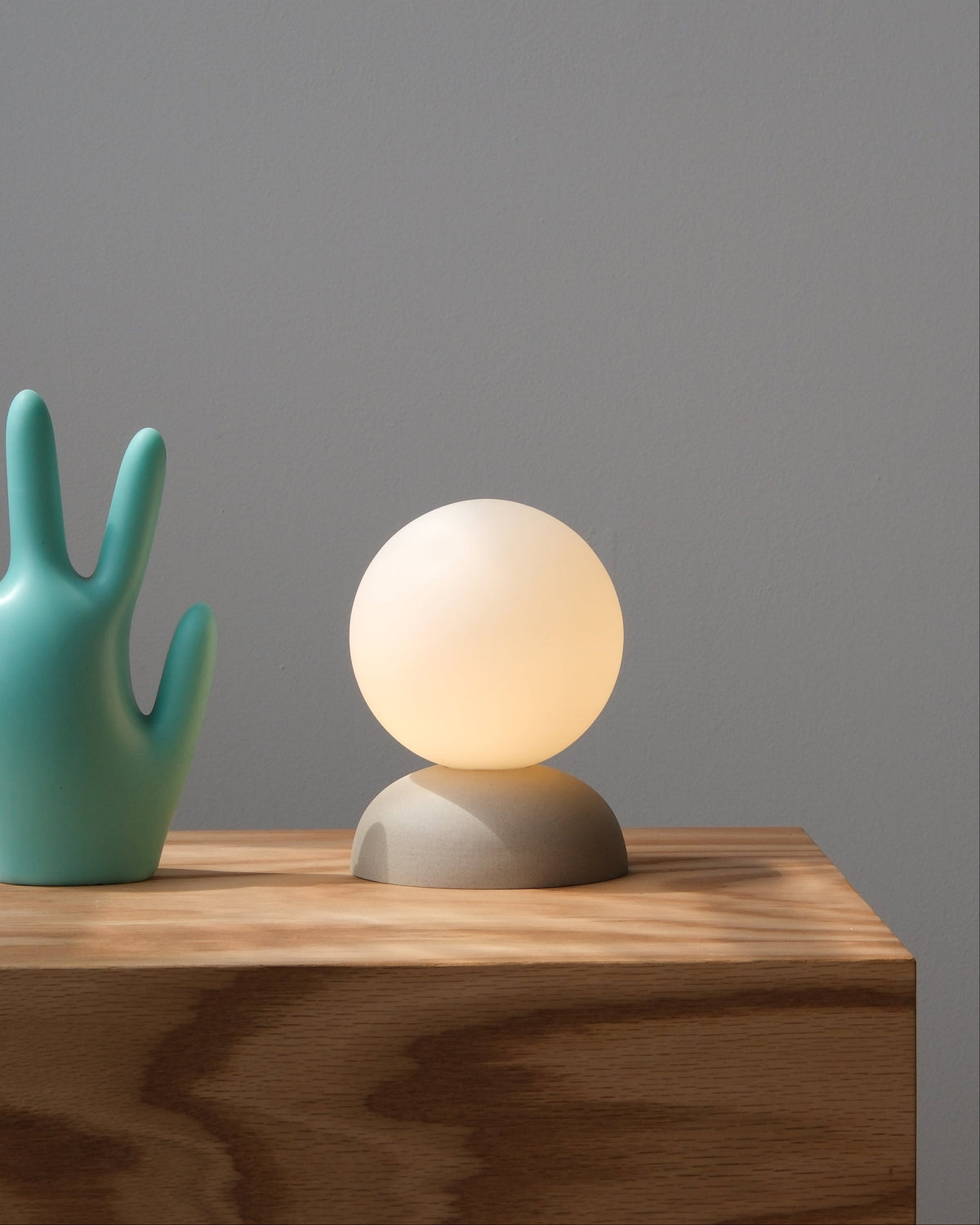 Monroe Terracotta Globe Lamp