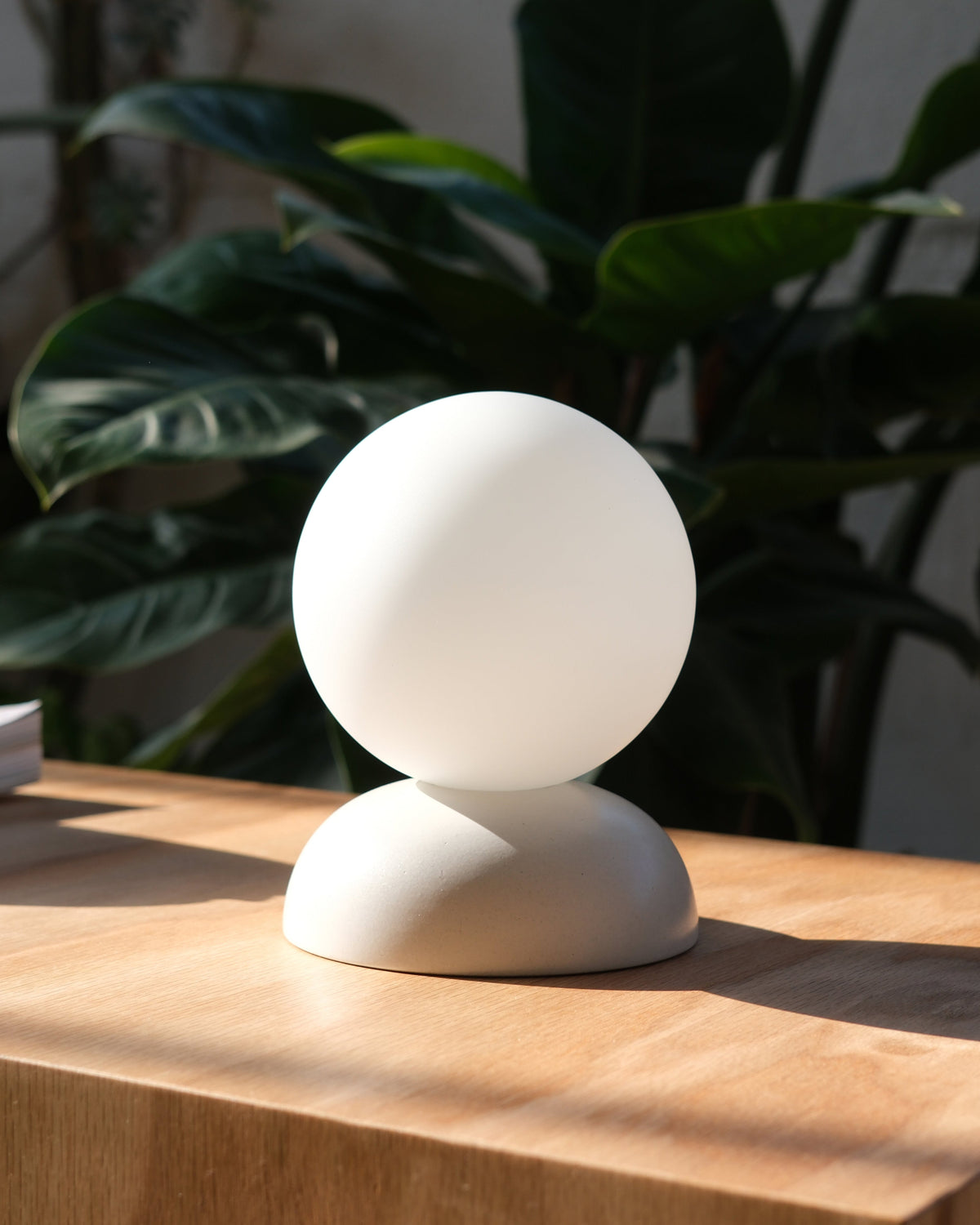 Monroe Terracotta Globe Lamp