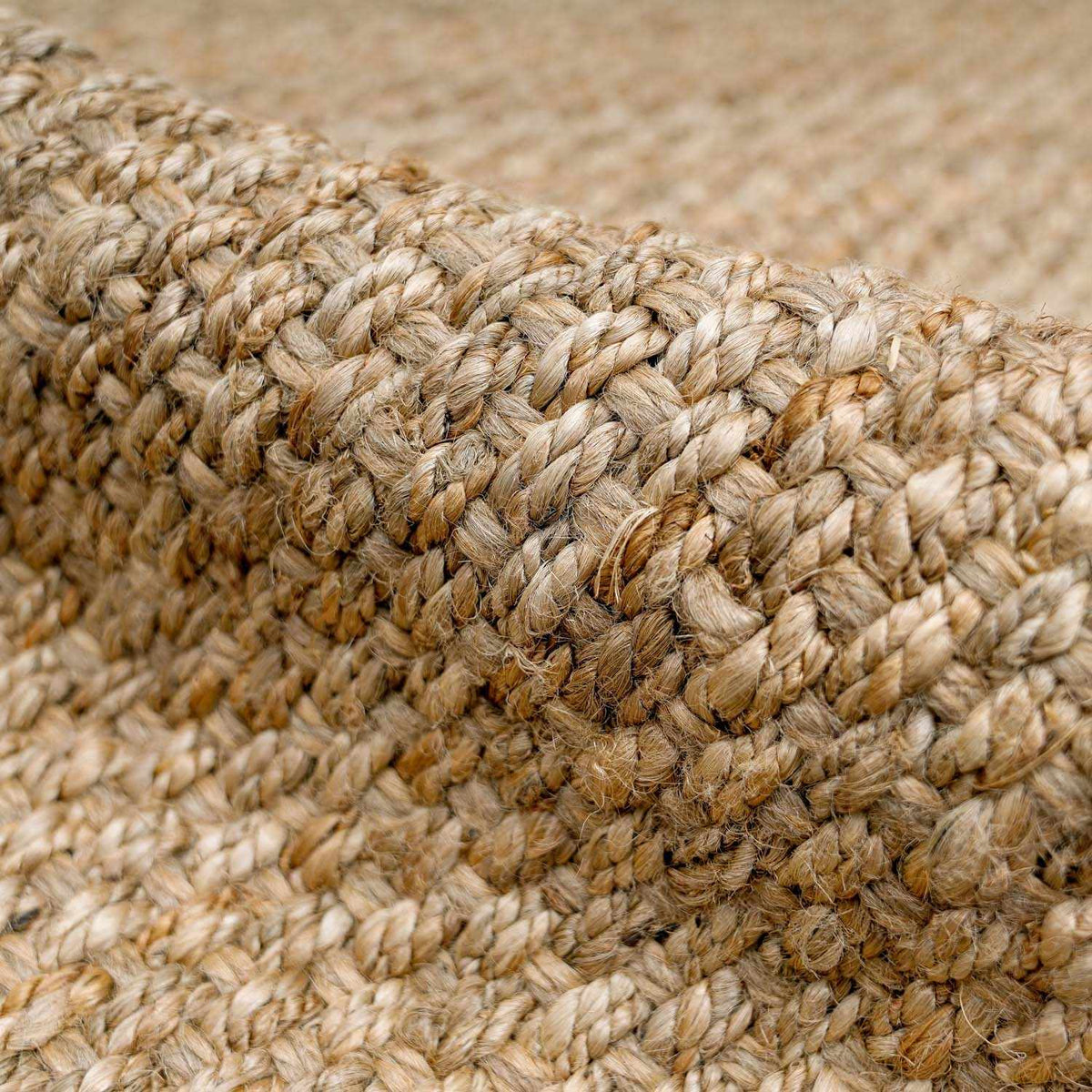 Braided Jute Runner Rug