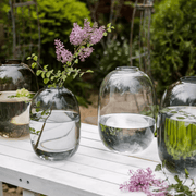 Clear Glass Table Vase