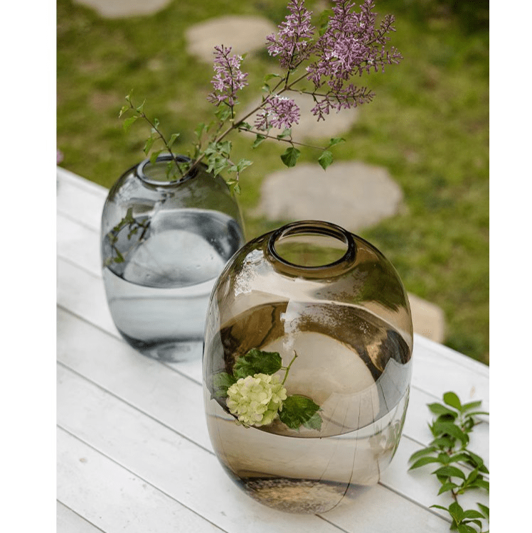 Clear Glass Table Vase