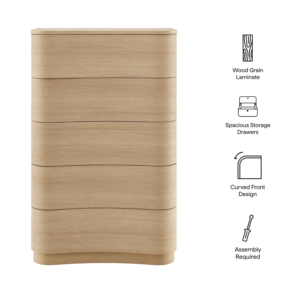 Mirae 5-Drawer Dresser