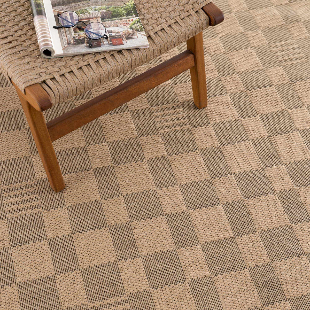 Nairi Checkered Jute Rug