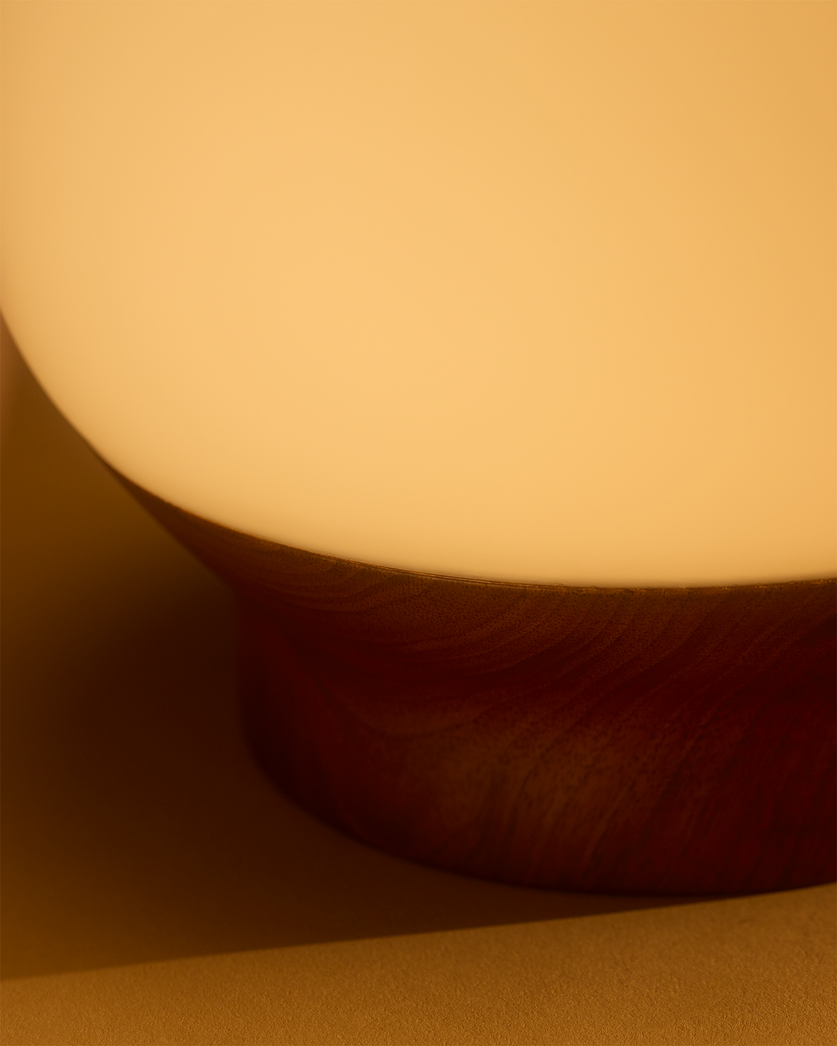 Marlow Walnut Globe Lamp