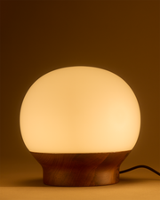 Marlow Walnut Globe Lamp