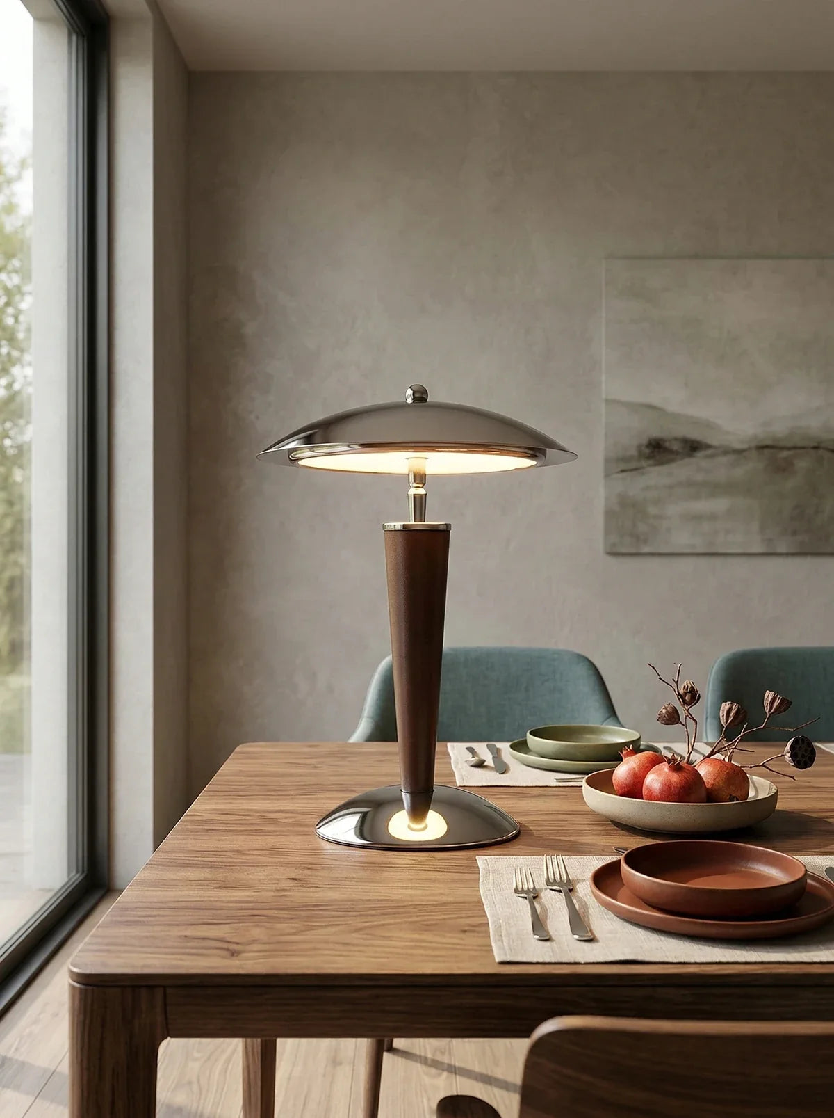 Metal Dome Table Lamp