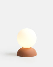Monroe Terracotta Globe Lamp