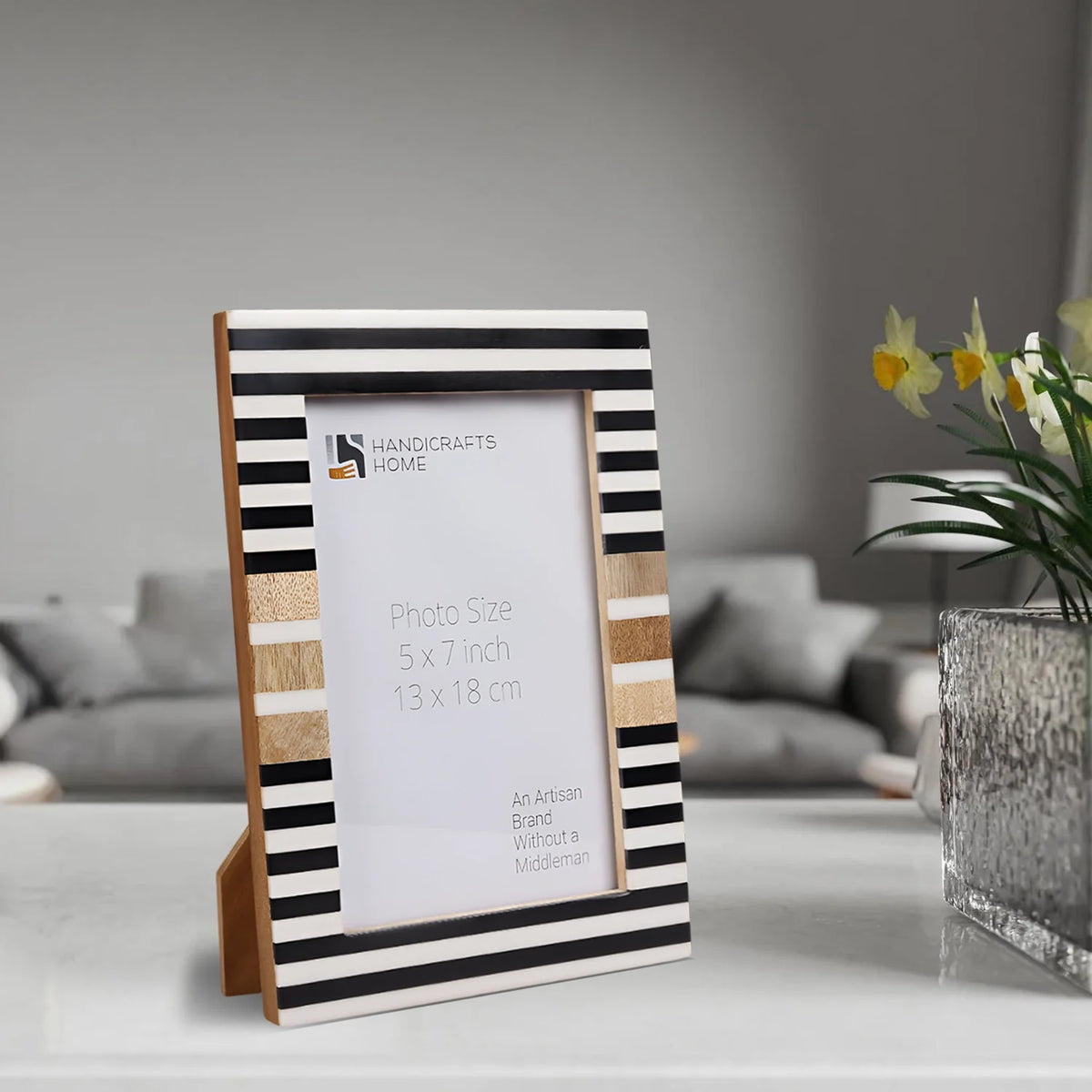 Stripewood Inlay Frame