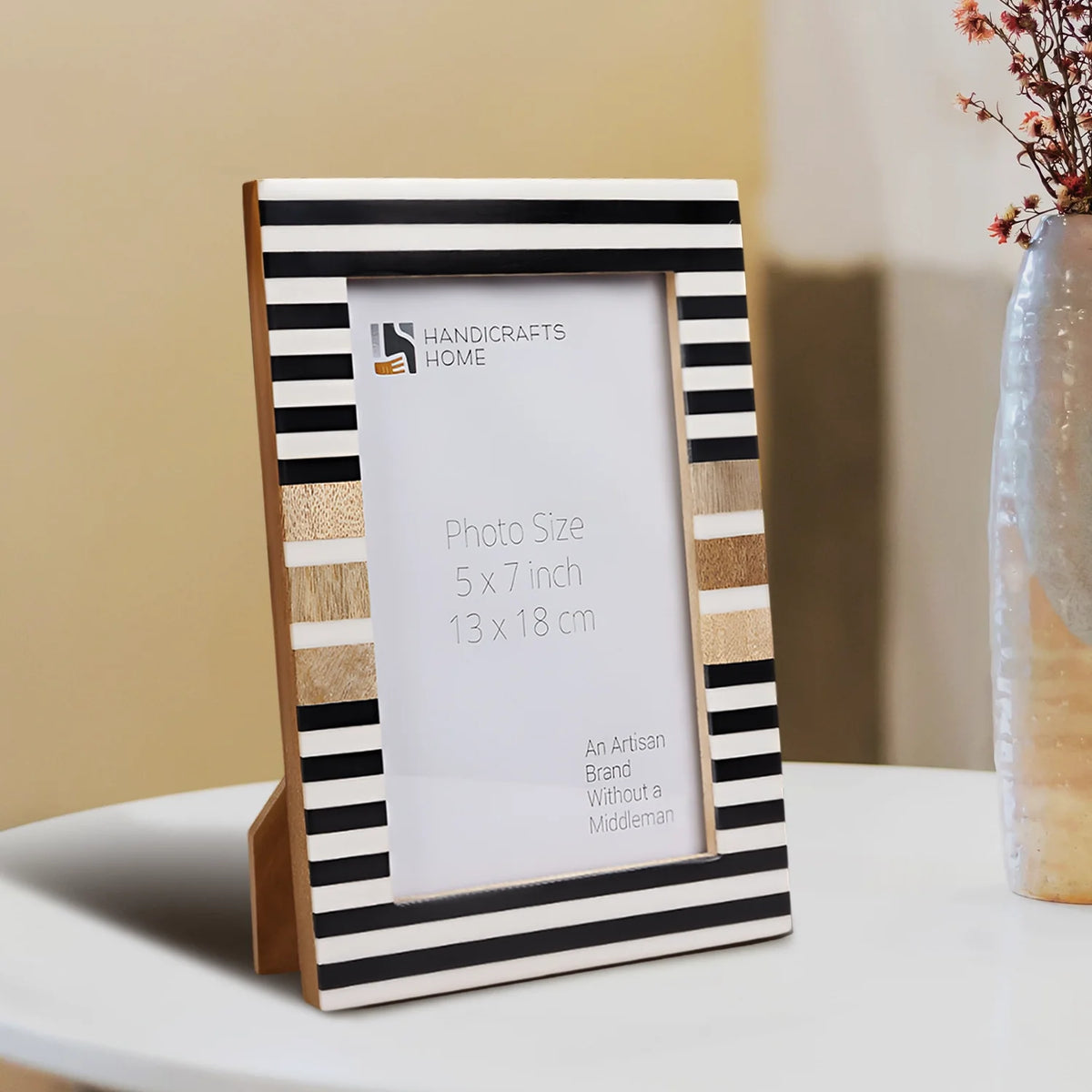 Stripewood Inlay Frame