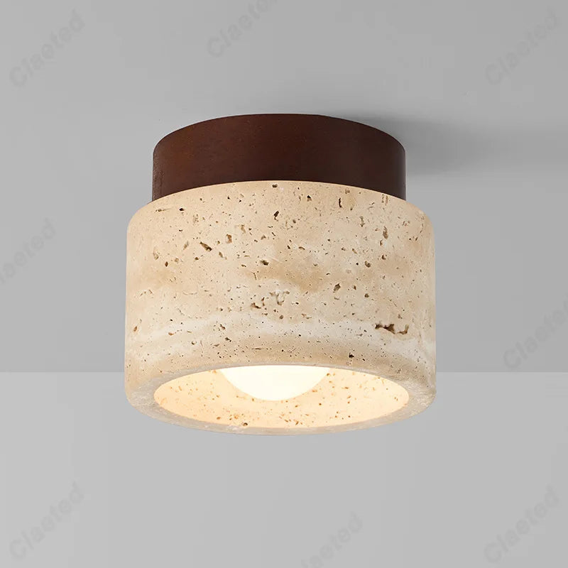 Yellow Cave LED Ceiling Lamp