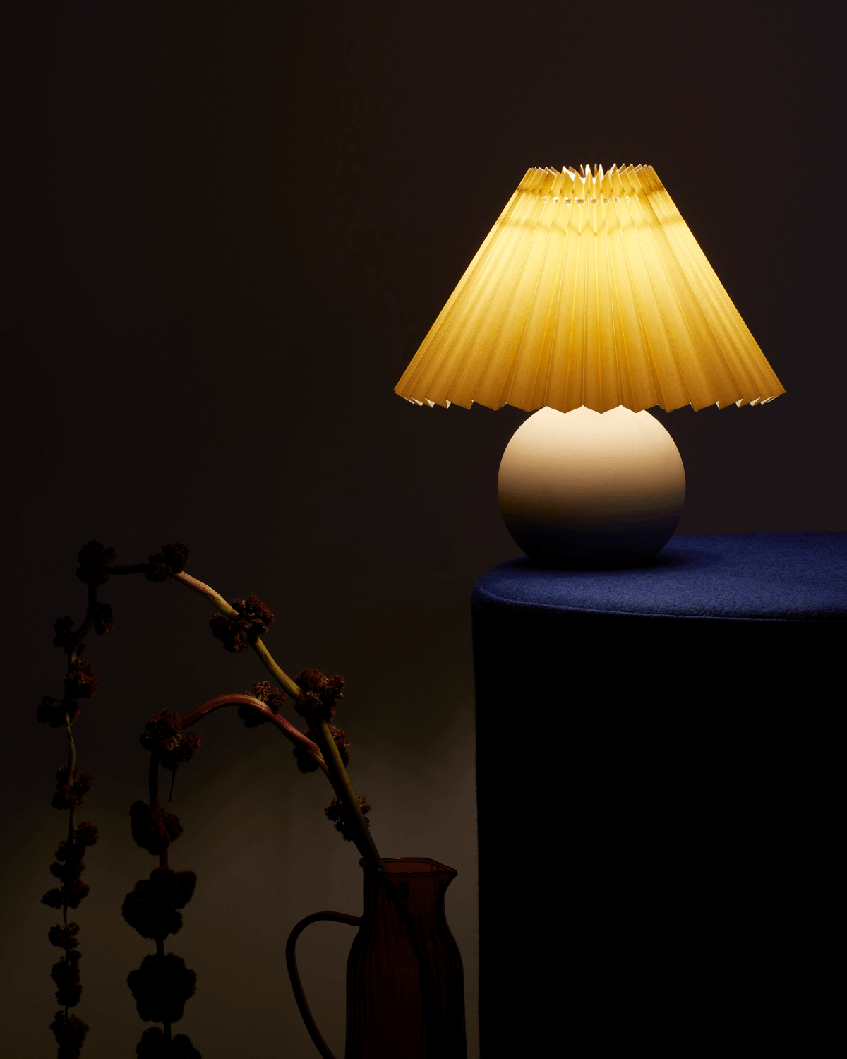 Serena Ceramic Globe Lamp