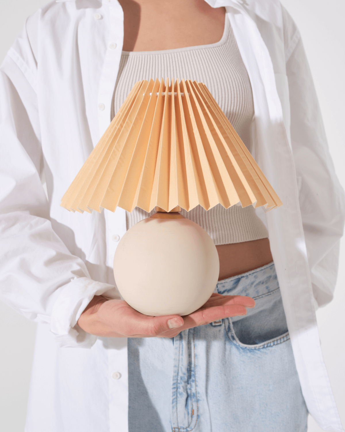Serena Ceramic Globe Lamp