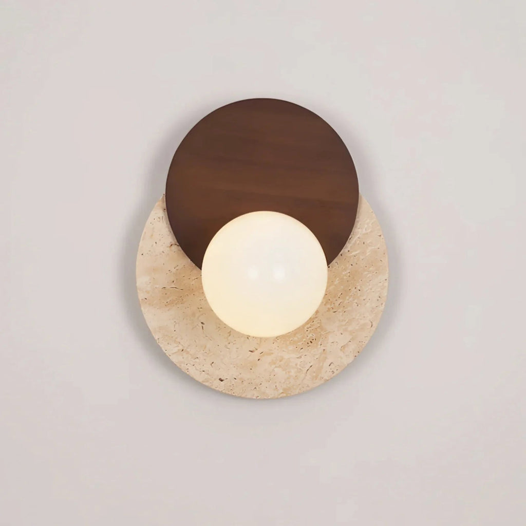 Travertine Wall Lamp