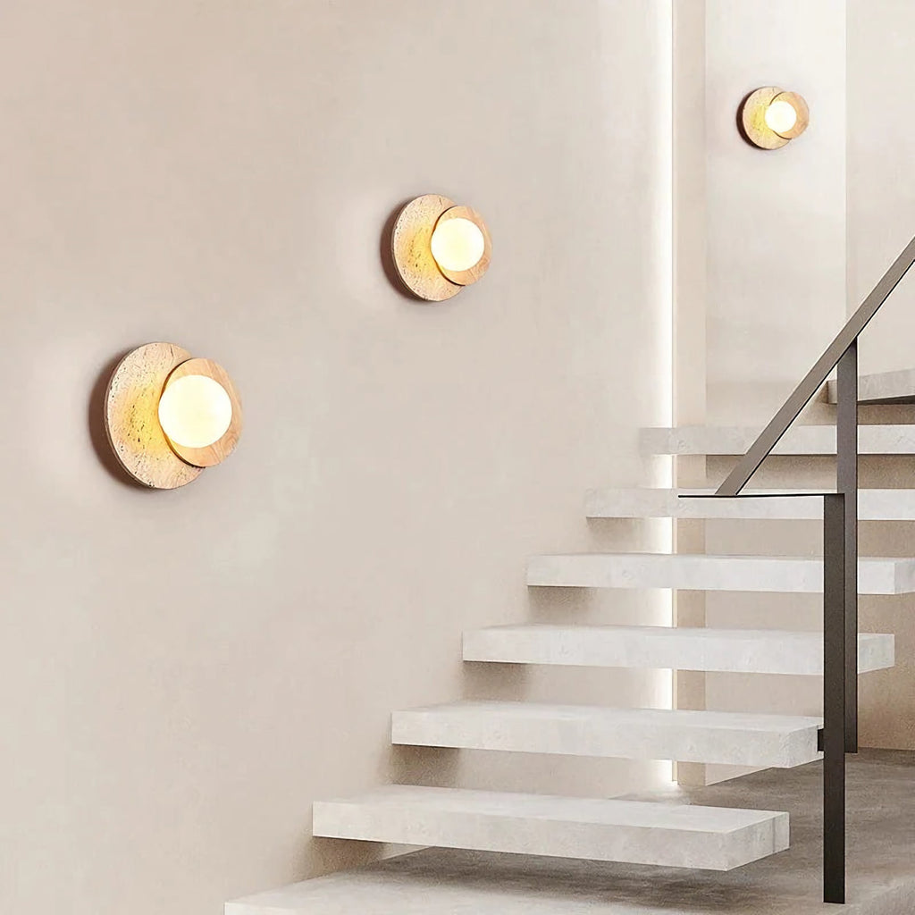 Travertine Wall Lamp