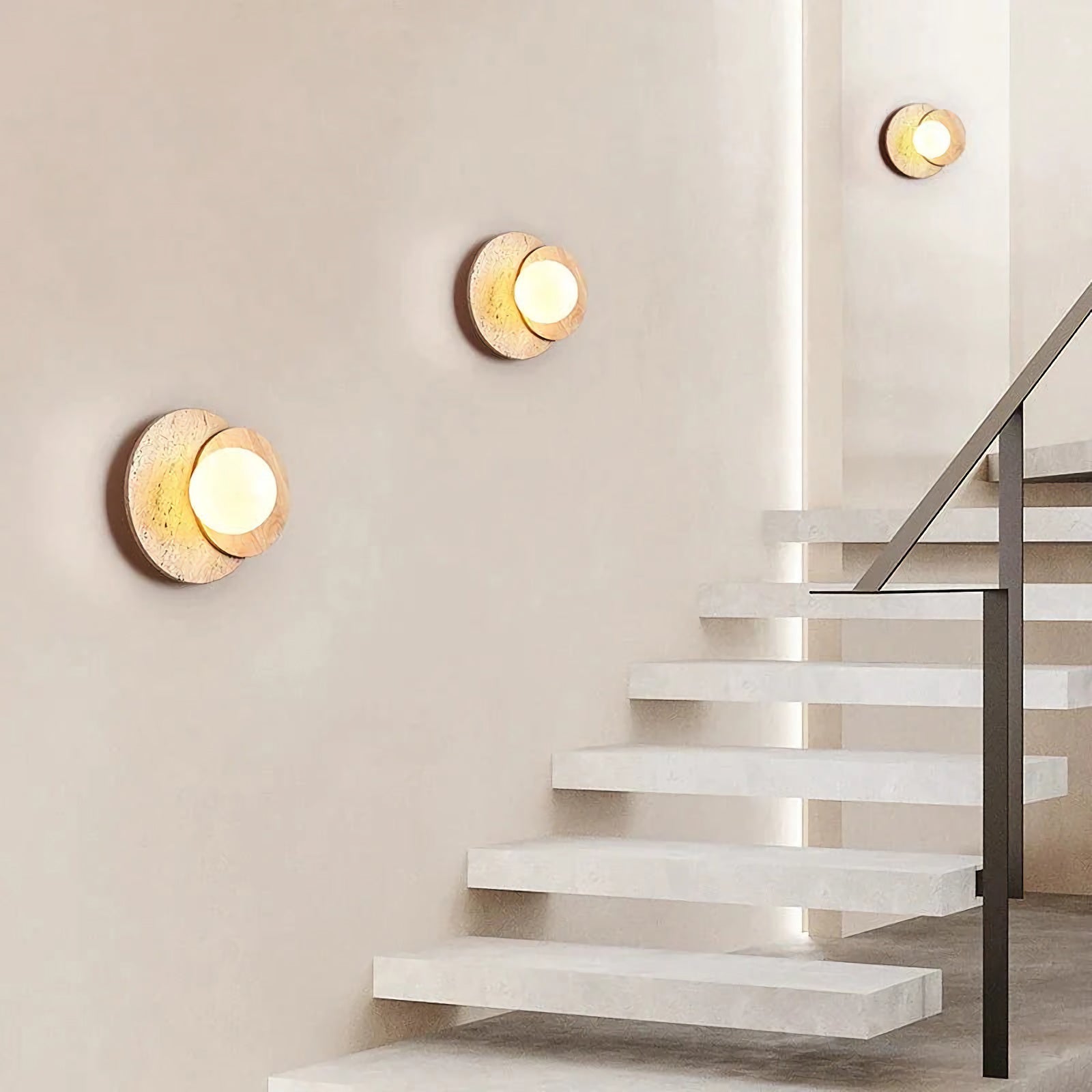 Travertine Wall Lamp