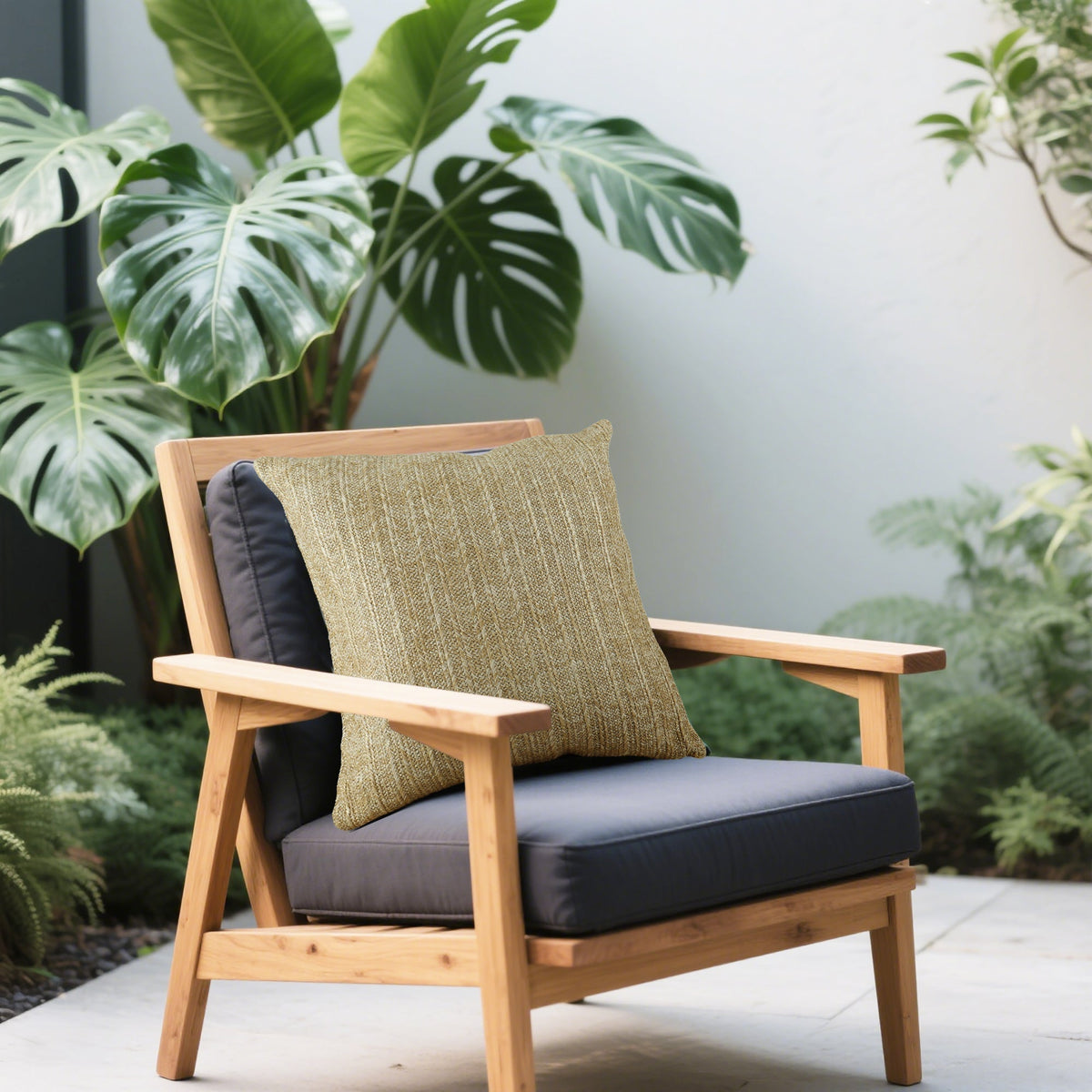 Woven Straw-Look Throw Pillows