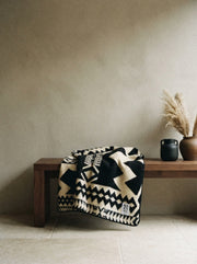 Awa Natural & Black Blanket