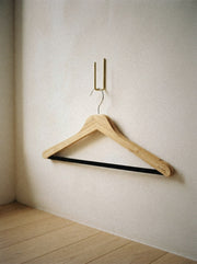 Bamboo Hangers with Velvet Bar