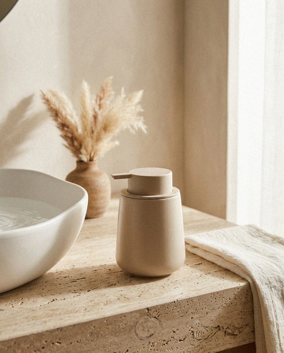Ceramic Foaming Soap Dispenser – Sand