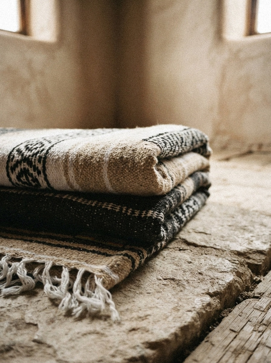 Tan Mexican Blanket