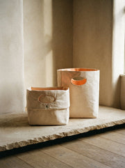 Canvas Baskets, Set of 2