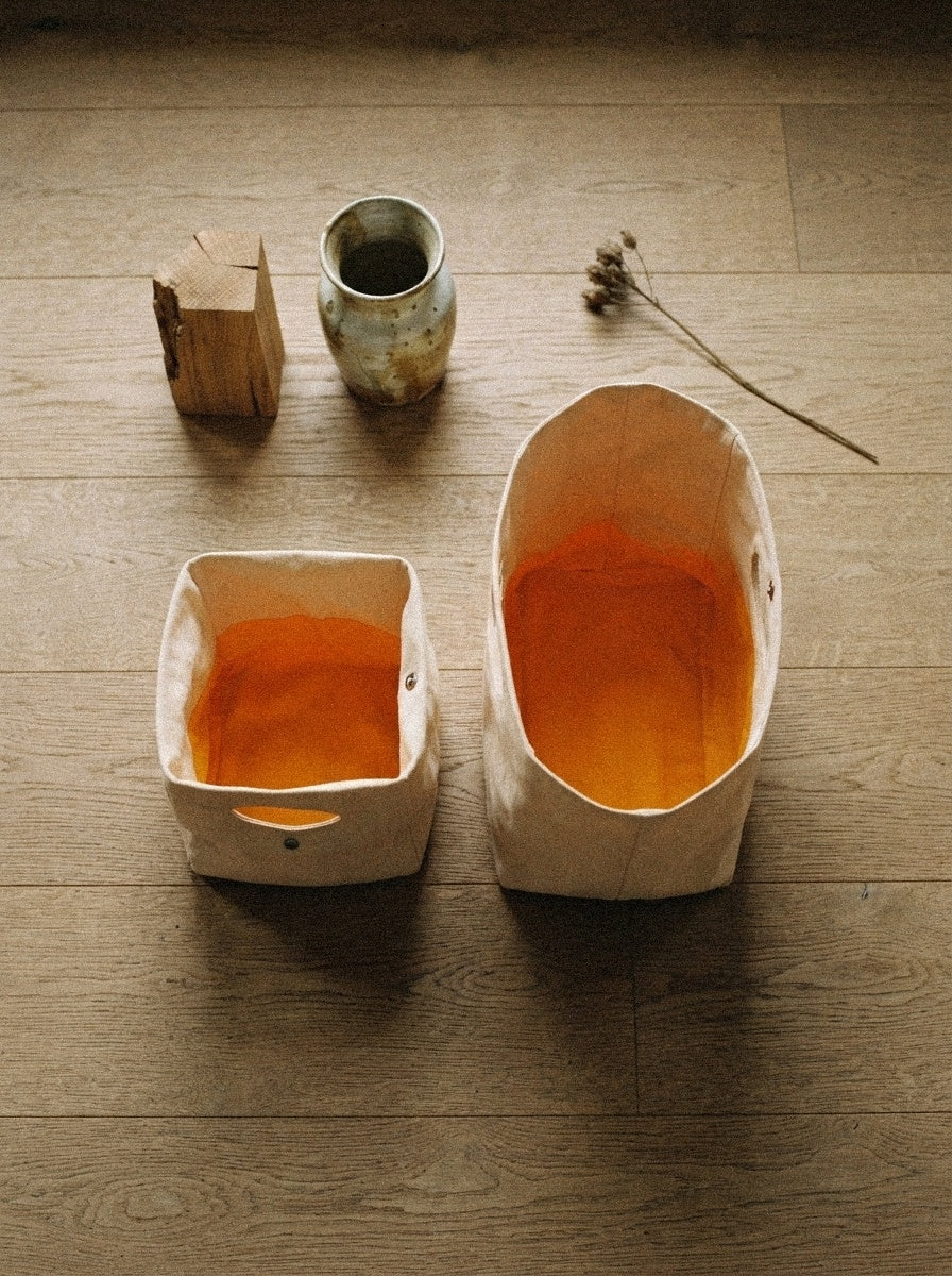 Canvas Baskets, Set of 2