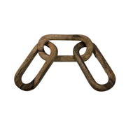 Carved Mango Wood Chain Link