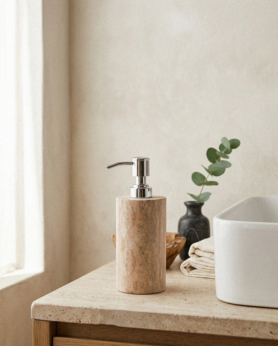 Cove Sandstone Soap Dispenser