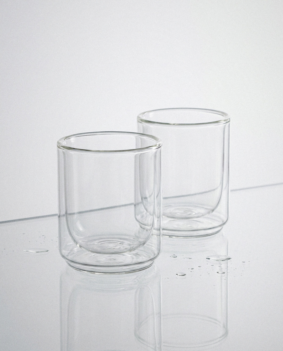 Cove Glass Tumblers, Set of 2