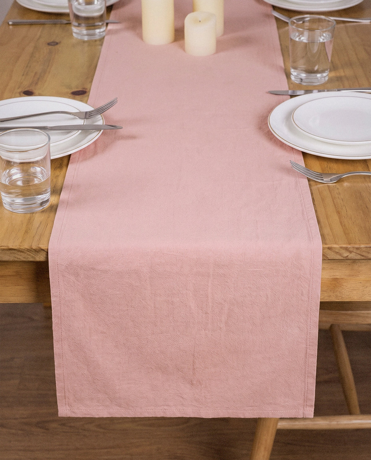Cotton Table Runner - Curora Home