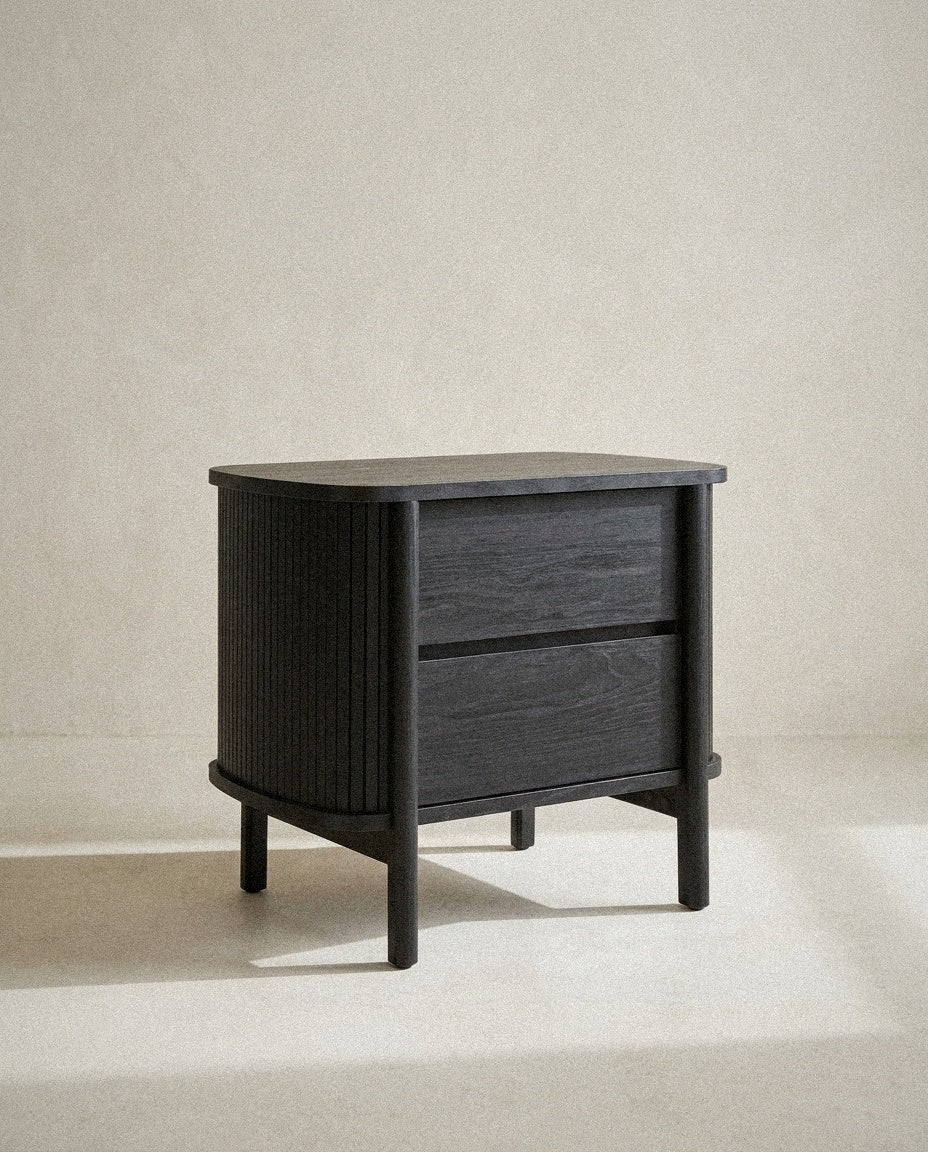 Cadence 2-Drawer Nightstand – Black