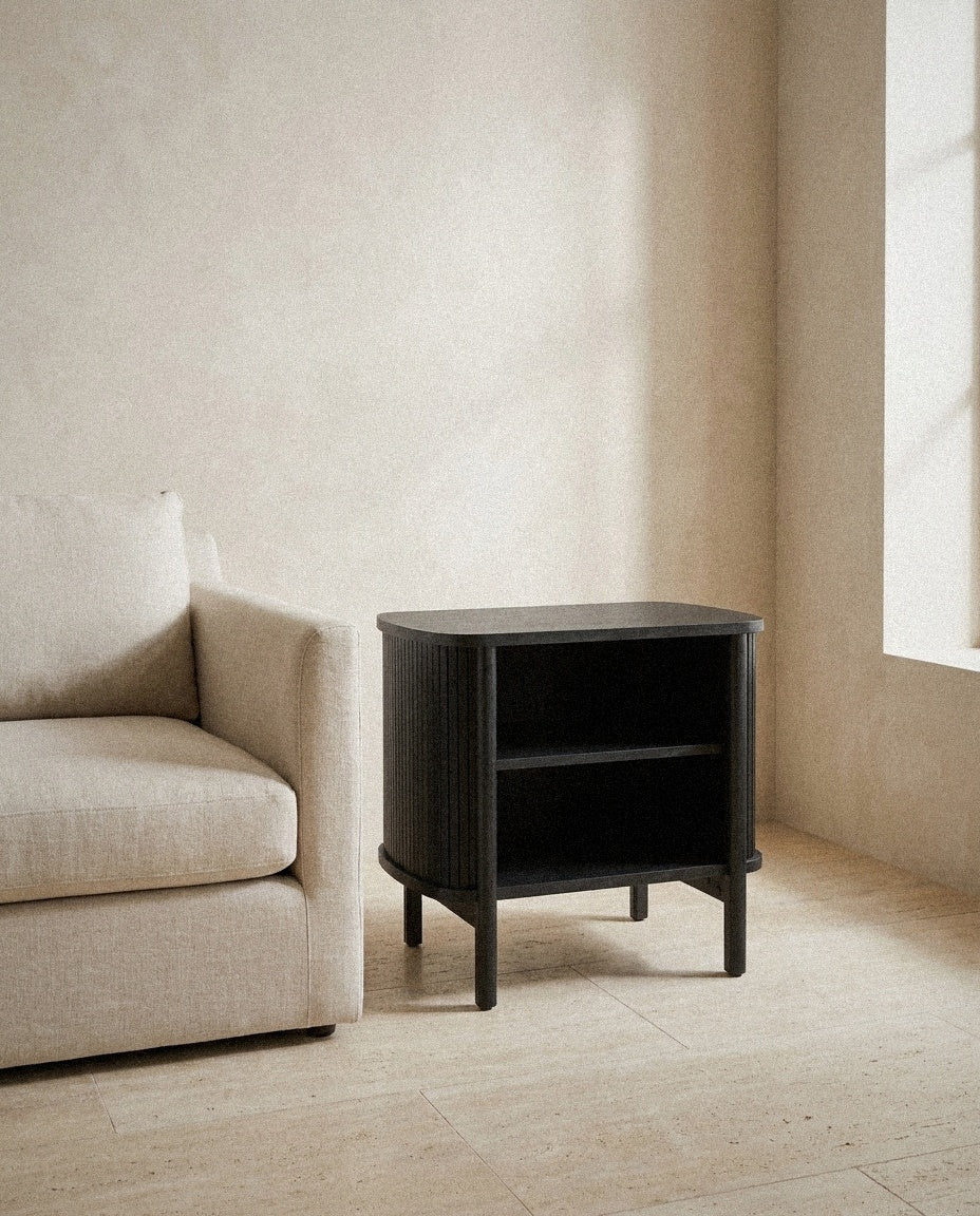 Cadence Open Nightstand – Black