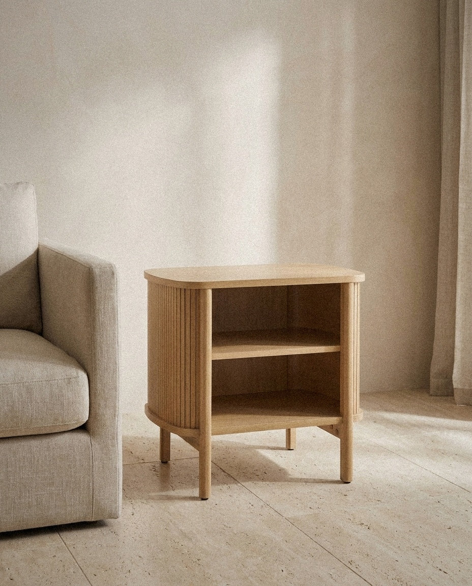 Cadence Open Nightstand – Oak