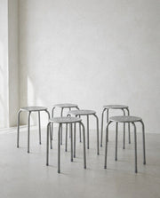 Daisy Stackable Stool Set – 6 Piece in a light organic modern interior